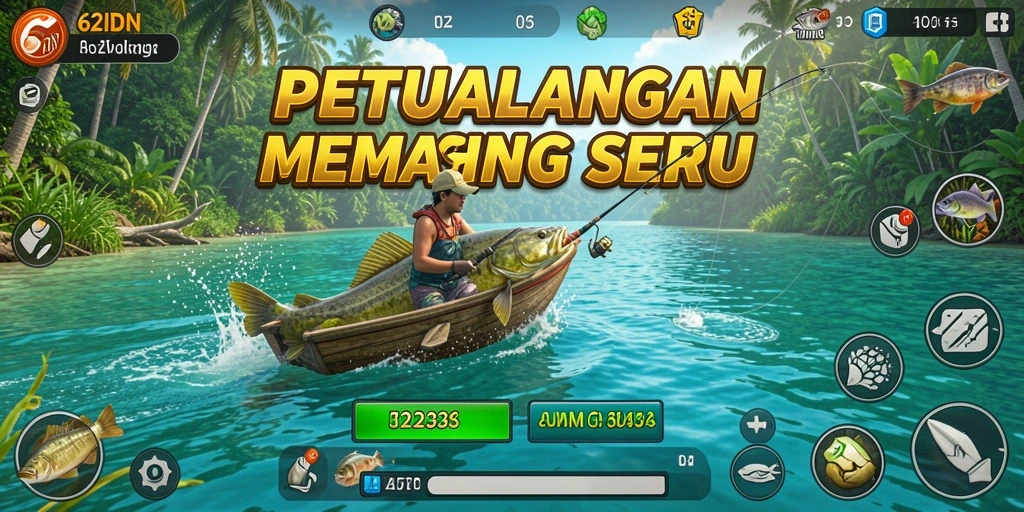 Tangkapan ikan memukau dalam gameplay 62IDN.