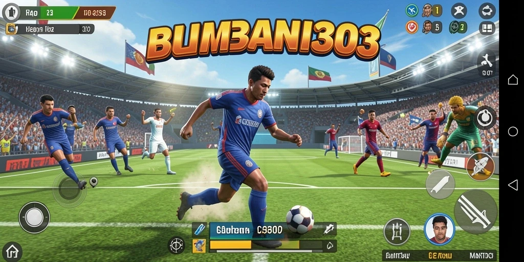 Tampilan screenshot aksi seru dalam gameplay BUMI303.