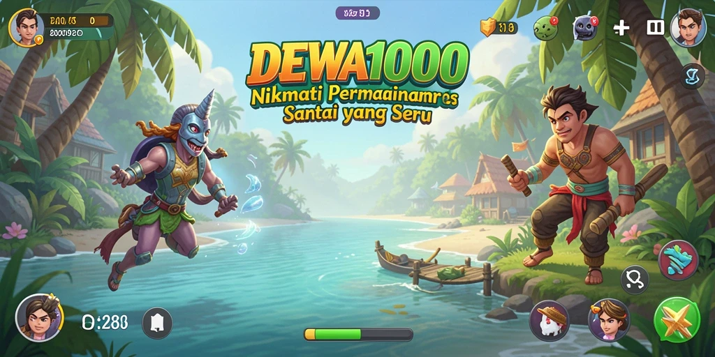 Tampilan gameplay DEWA1000 yang menarik dan menghibur.