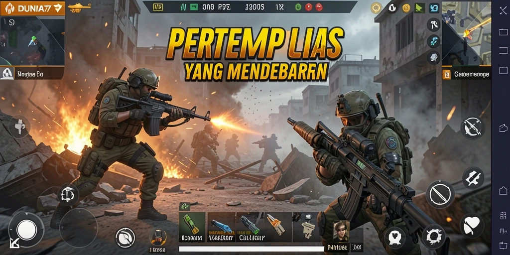 Gambaran mendalam gameplay FPS yang intens di DUNIA77.