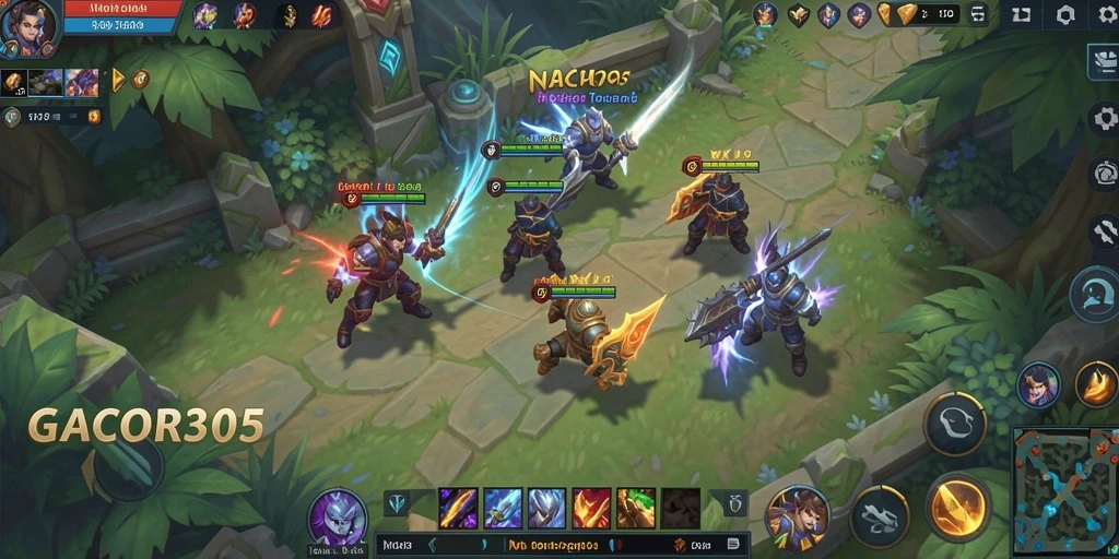 Gameplay menarik GACOR305 dengan pertarungan epik dan karakter unik.
