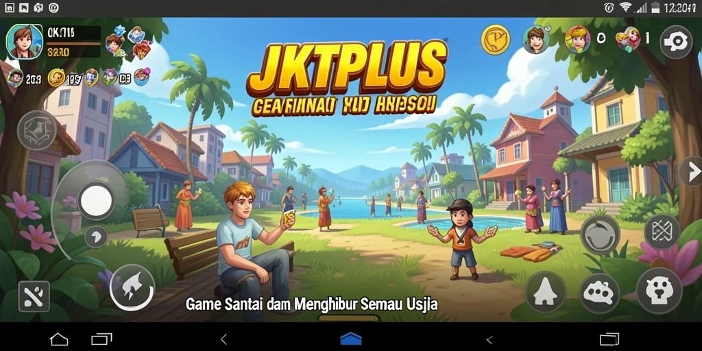 Tampilan gameplay JKTPLUS yang seru dan menghibur.