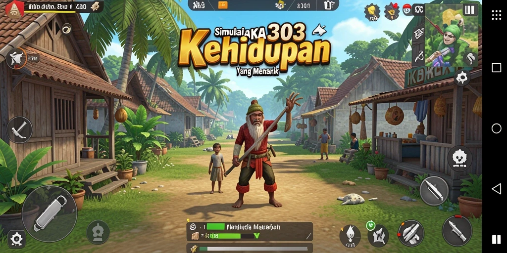 Tampilan gameplay KAKA303 yang menarik dan penuh warna.