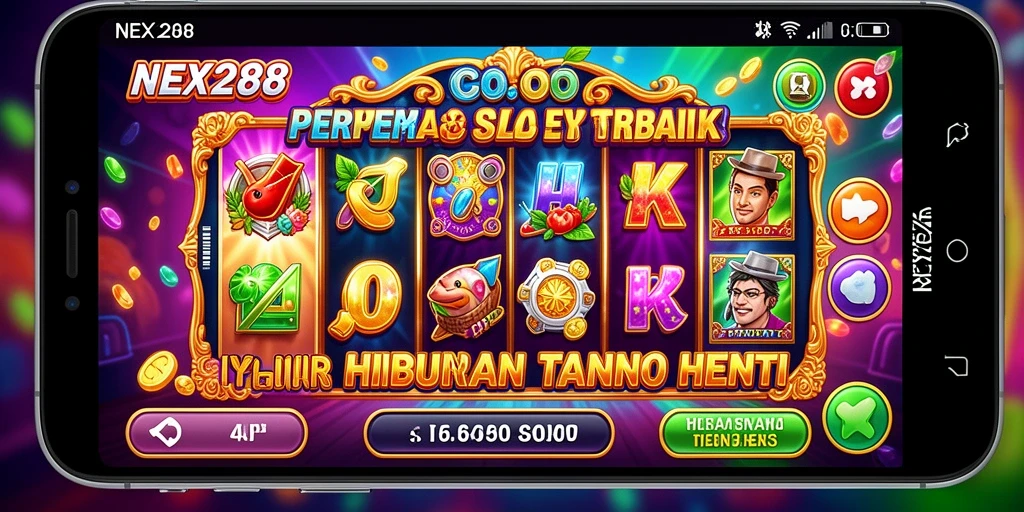 Screenshot menampilkan gameplay mendebarkan di NEX288.