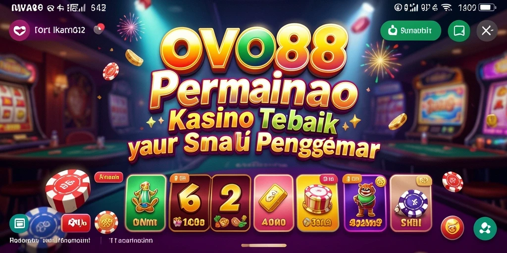 Tampilan grafis menawan dari OVO88 saat bermain Kasino.