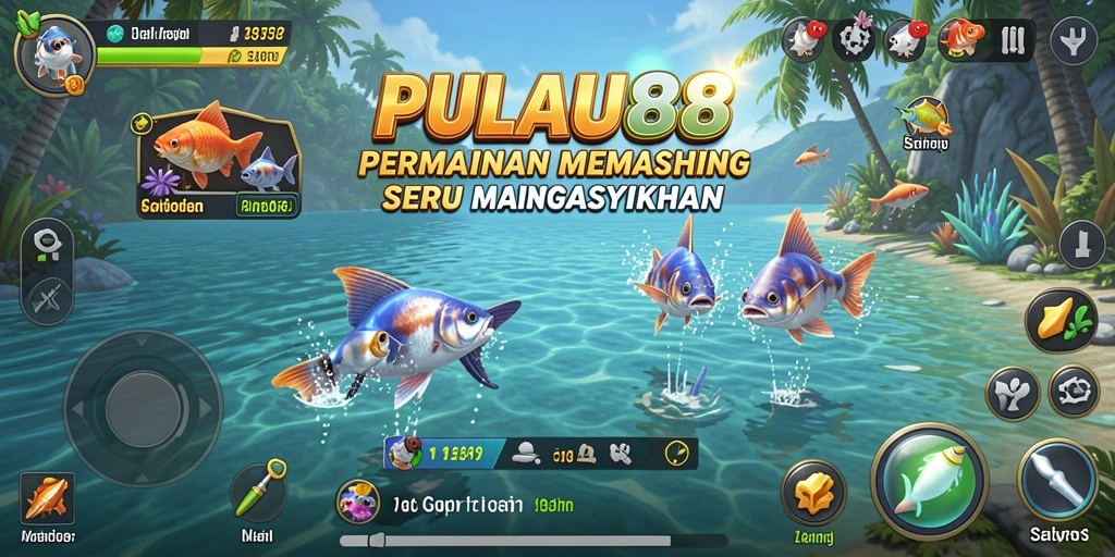 Tangkapan ikan besar dalam gameplay PULAU88.